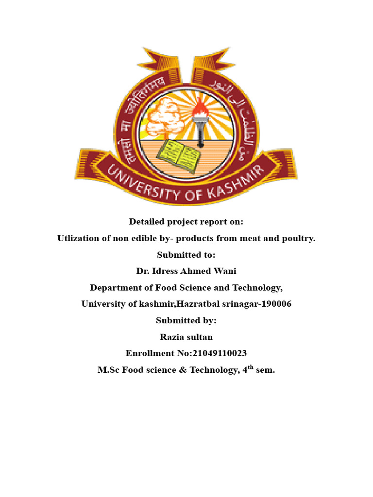 Meat Industry PDF Gelatin Meat