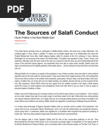 The Sources of Salafi Conduct