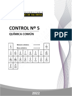 Control 5 Quimica PDV 2022