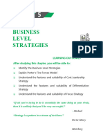 SM CH 5 Business Level Strategies