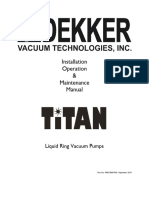 Titan Liquid Ring Vacuum Pump IOM Manual