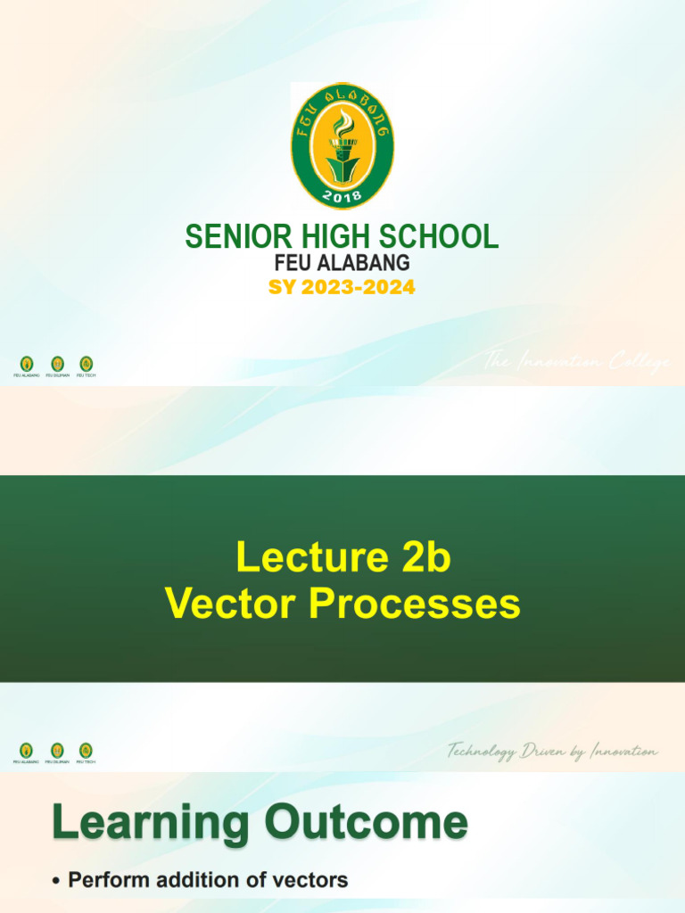 Lecture 2b - Vector Processes | PDF | Functions And Mappings ...