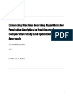 Enhancing Machine Learning Algorithms For Predictive Analytics in Healthcare - A Comparative Study and Optimization Approach