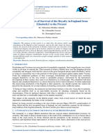 The Main Factors of Survival of The Royalty in England From Elisabeth I To The Present