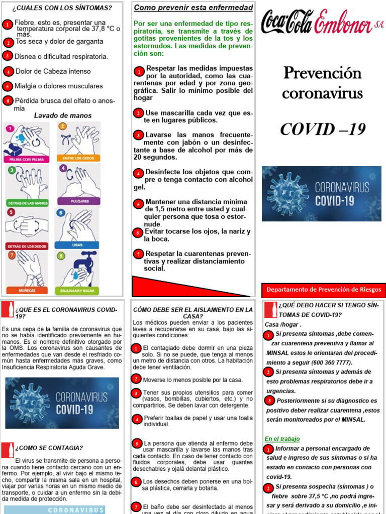 COVID-19: Síntomas y Prevención | PDF | Causas de la muerte | Medicina ...