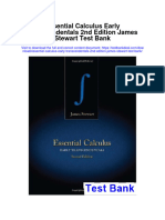Essential Calculus Early Transcendentals 2nd Edition James Stewart Test Bank