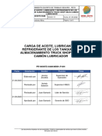 PE102307Z-O&M-MDD1-P-001 CARGA DE LUBRICANTE Y REFRIGERANTE DE LOS TANQUES DE ALMACENAMIENTO TRUCK SHOP HACIA CAMIÓN LUBRICADOR v01