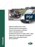 LRL305 ENG - Land Rover Freelander 1999 - Owners Guide - Softback & Hardbac
