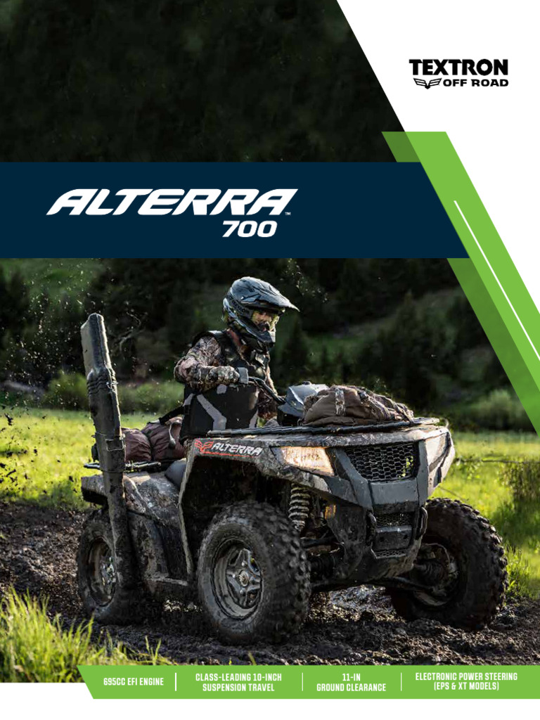 AC Alterra700 ATV PDF Steering Engines