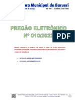 EDITAL PE 10 - 2022 - Smart TV 85 POLEGADAS