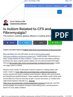 Autism Related To CFS and Fibromyalgia