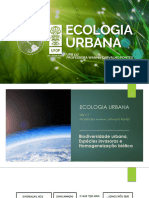 3 - Biodiversidade Urbana, Espécies Invasoras e Homogeneização Biótica