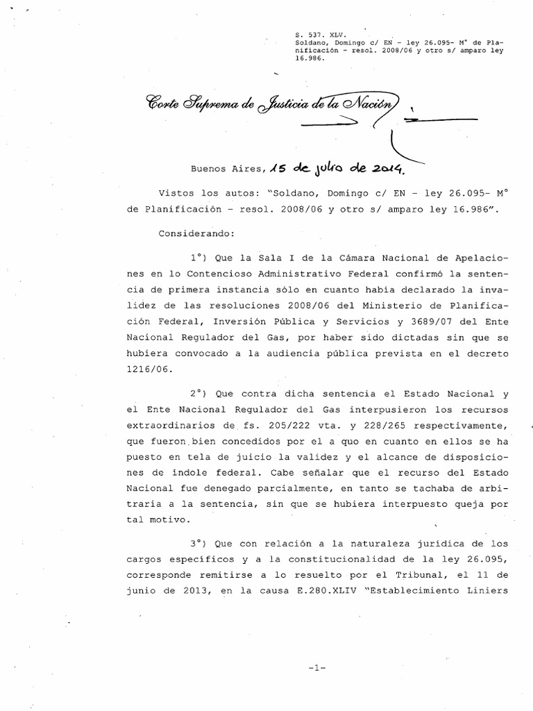 Audiencia Pública y Ley 26.095 | PDF | Justicia | Crimen y violencia