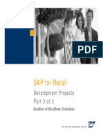 SAP For Retail - Dev Projects - Part 3 of 3