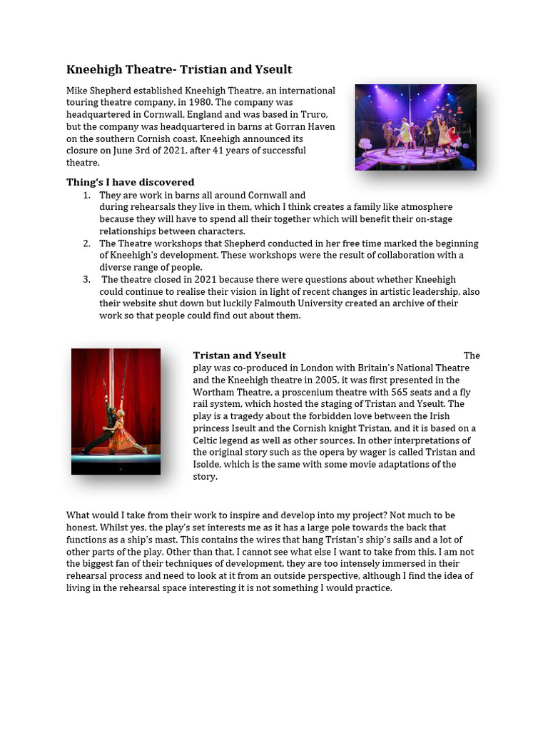 Kneehigh Theater PDF