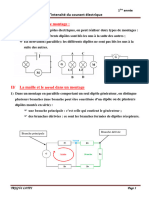 Cours 3 1 Ère Année L'intensité Du Courant Électrique