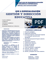 Diplomado en Gestion y Direccion Educativa