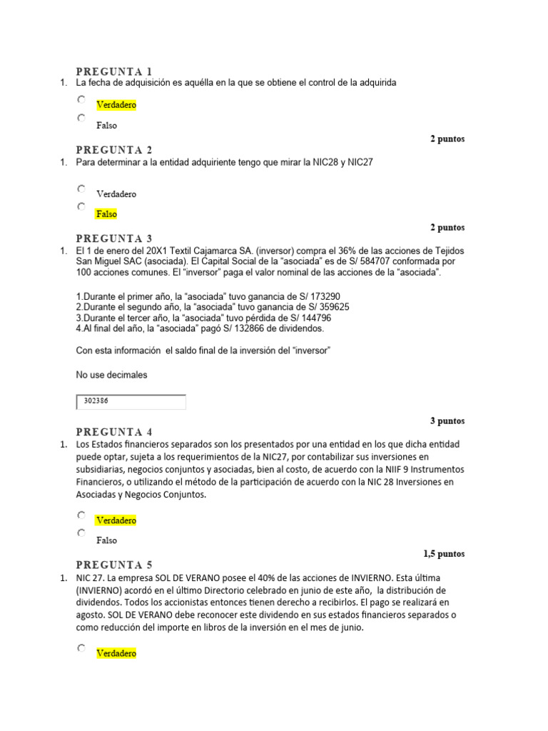 Pc 1 Pdf Compartir Finanzas Inversiones