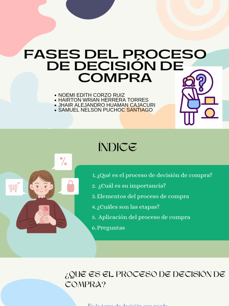 Fases del Proceso de Decisión de Compra | PDF | Los consumidores ...