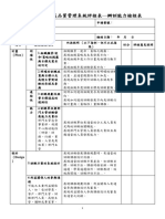 TTQS人才發展品質管理評核表 辦訓能力檢核表