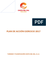 Plan de Accion Turismo y Planificacion Costa Del Sol 2017 v2