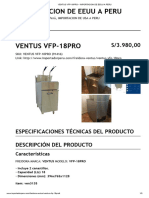 Ventus Vfp-18pro - Importacion de Eeuu A Peru