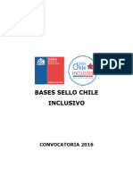 Bases Oficiales Sello Chile Inclusivo 2016