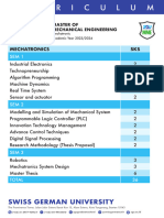 A5 Curriculum MME M 23 Mechatronics