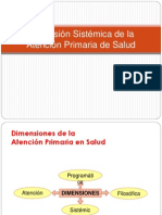 Dimensión Sistemica de La Atención Primaria de Salud