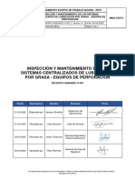 Pe102307z-O&m-Mdd1-P-007 Inspección y Mantenimiento de Los Sistemas Centralizados de Lubricacion Por Grasa - Equipos de Perforacion v. 01 - F
