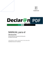 Manual DECLARANET