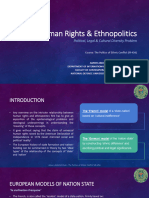 012 Human Rights & Ethnopolitics - I (IR-456)