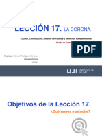 LecciÃ N 17. La Corona (Alumnos 21-22)