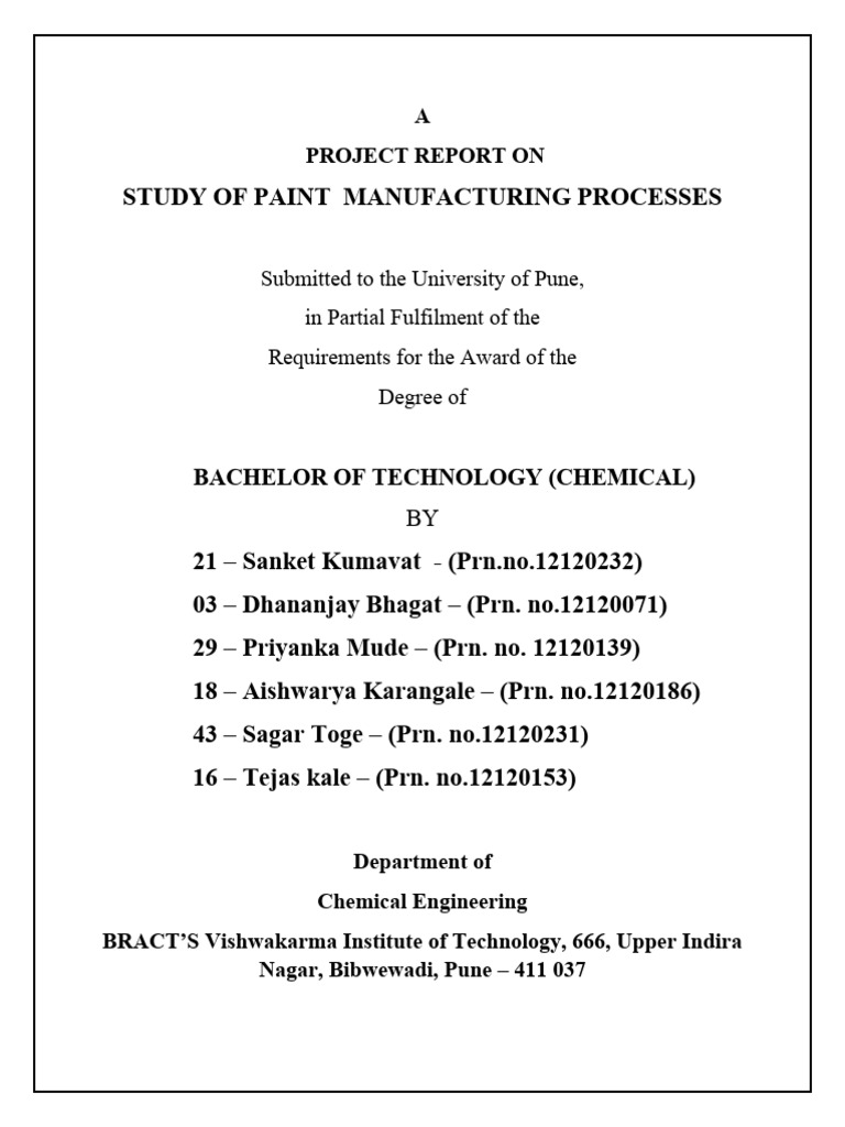 CPT Report Group 3 | PDF | Paint | Pigment