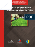 HORTALIZAS Tecnica de Produccion Horticola en El Sur de Chile