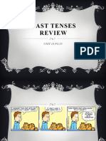 Past Tenses Review Up To Past Perfect