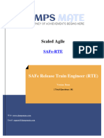 Scaled Agile-SAFe-RTE