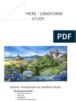 Litosphere Landform Study