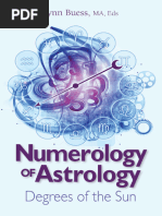 Numerology of Astrology Degrees of The Sun (Lynn Buess) | PDF ...