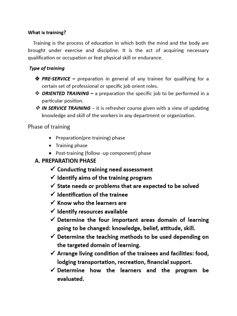 TRAINING DEFINITION MEANING visual data 4