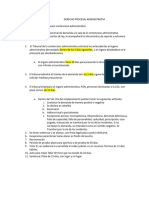 Evaluación Parcial 3 Derecho Procesal Administrativi