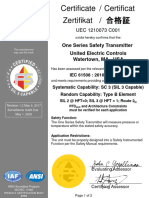 Certificate SIL