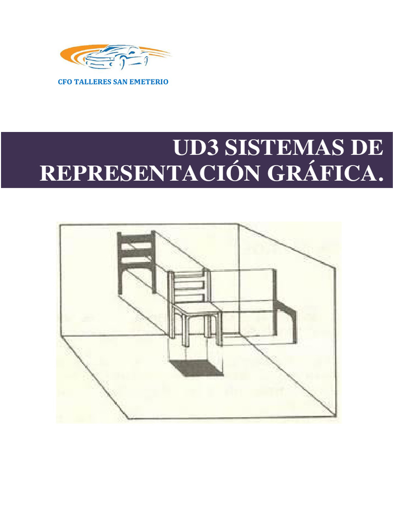 Ud3 - Representacion Grafica | PDF | Perspectiva (Gráfica) | Dibujo
