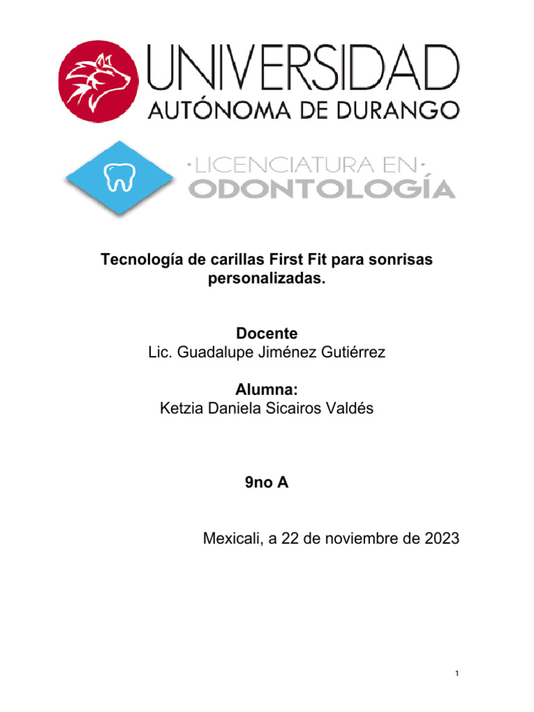 Carillas First Fit | PDF | Odontología | Ortodoncia