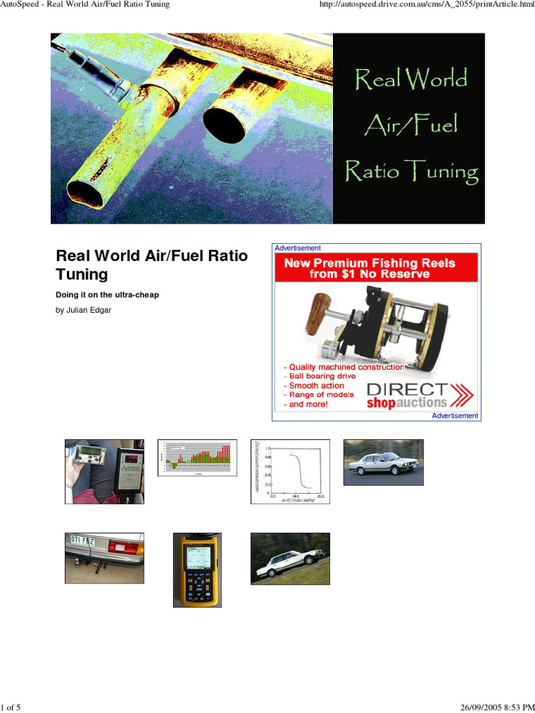 Real World Air Fuel Ratio Tuning PDF Metrology Machines