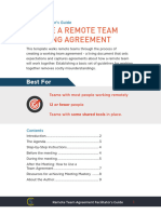 Remote Team Agreement Facilitators Guide