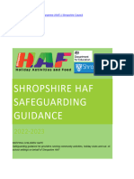 Haf Safeguarding Guidance Dec22