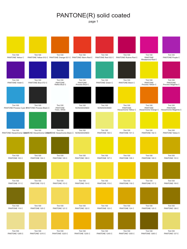 Paleta Pantone 8 | PDF | Computer Graphics | Visual System