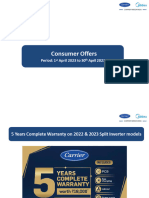Carrier RAC - Consumer Offers - Apr 2023 - For LFR & Vijay Sales