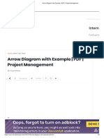 6 Arrow Diagram With Example - PDF - Project Management